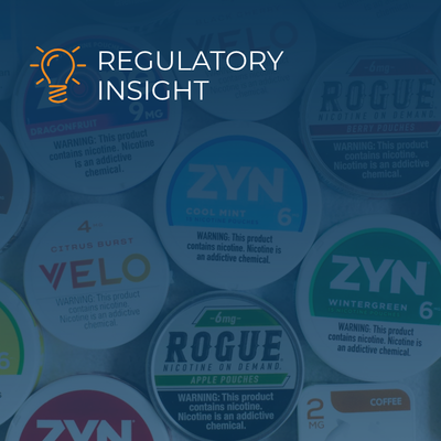 fda regulatory insight nicotine pouch switching study